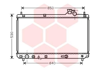 VAN WEZEL Radiators, Motora dzesēšanas sistēma 53002614